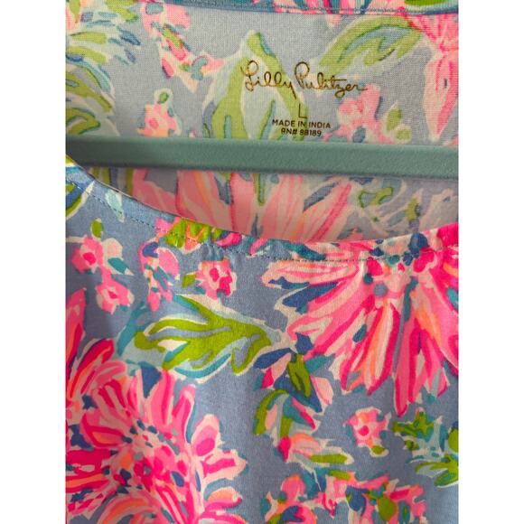 Geanna Dress Blue Peri Sunrise Bay NWT Size Large - Picture 5 of 5